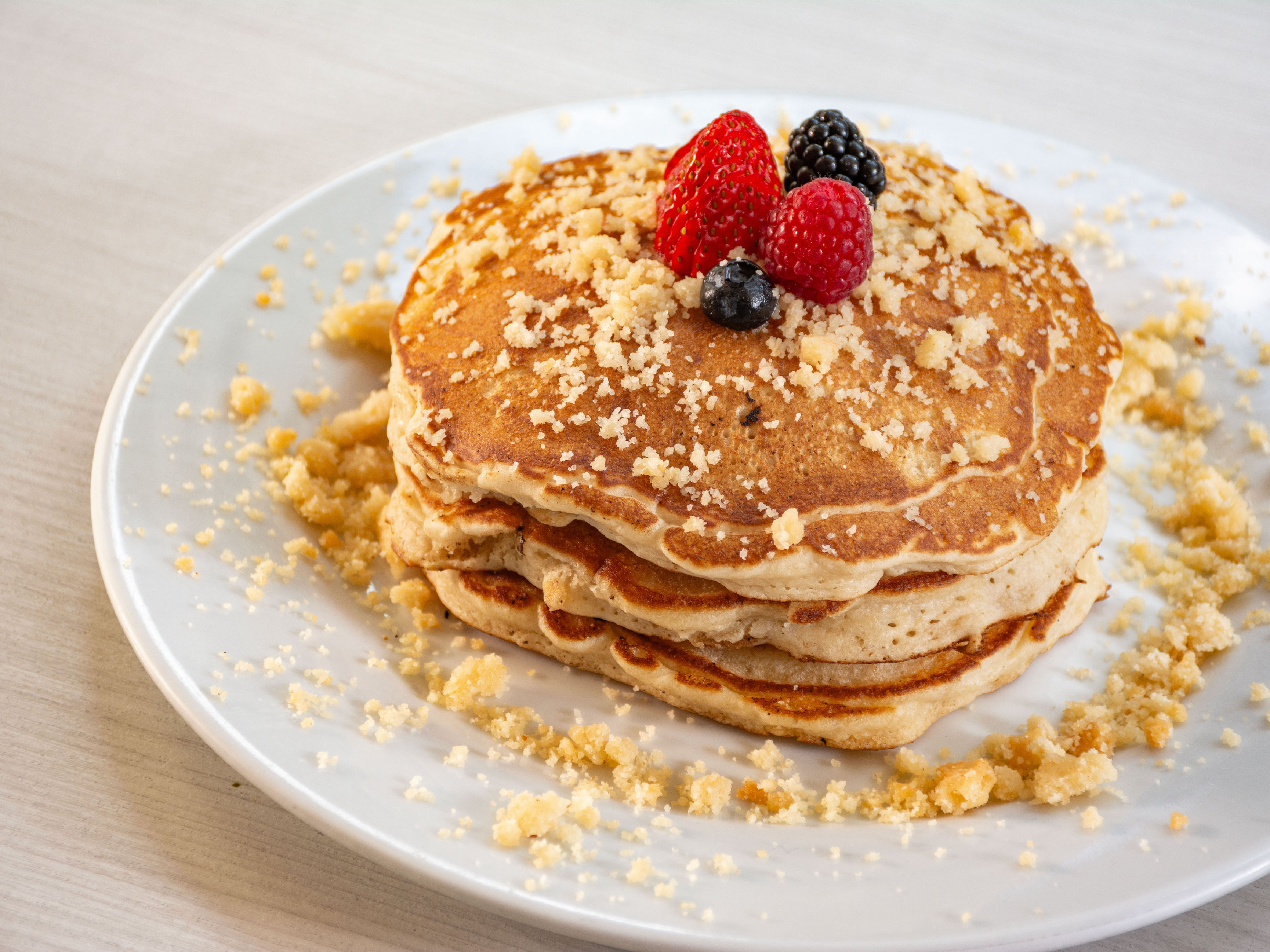 Concha Crunch Pancakes