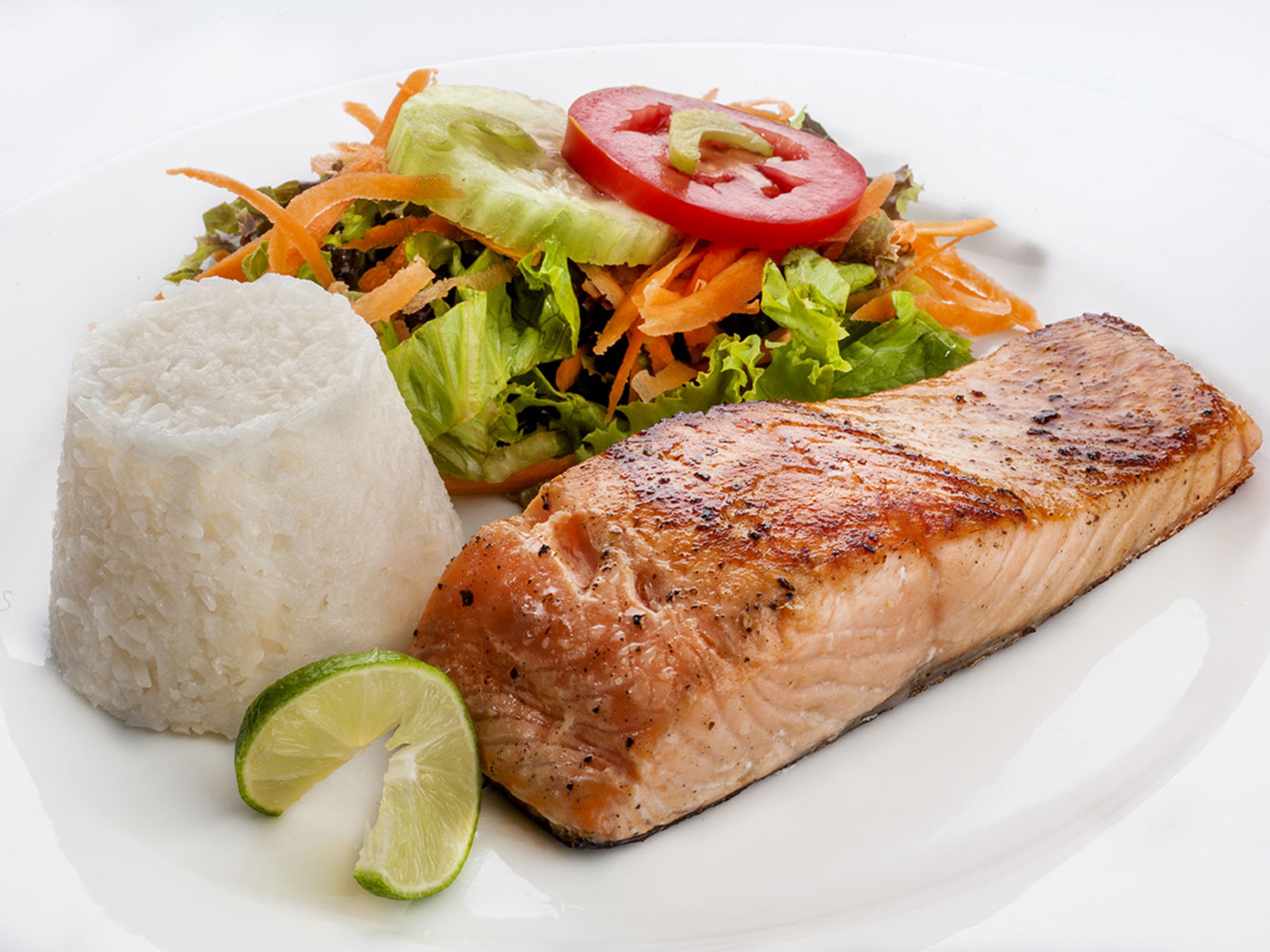 Salmón a la plancha