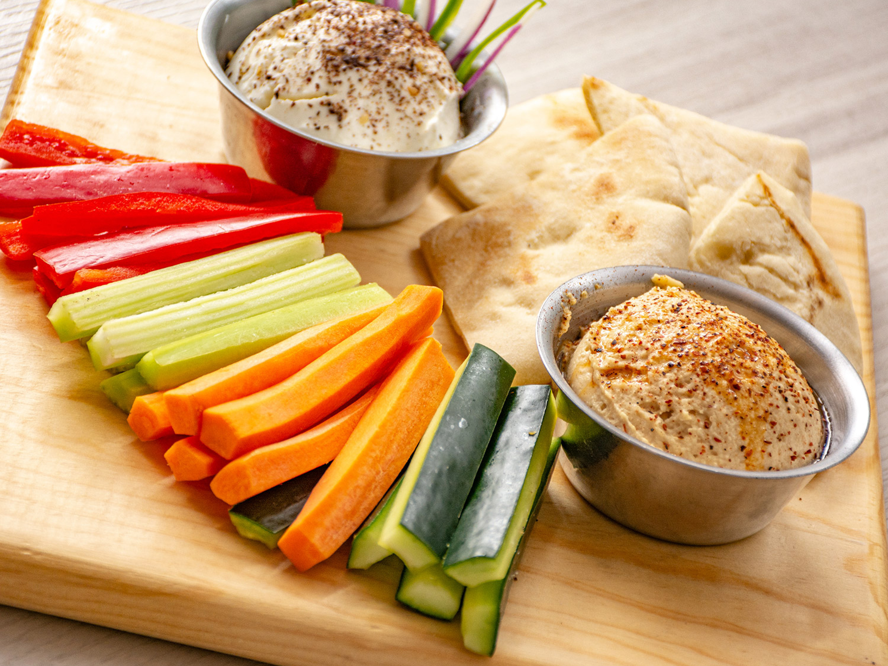 Hummus y Jocoque