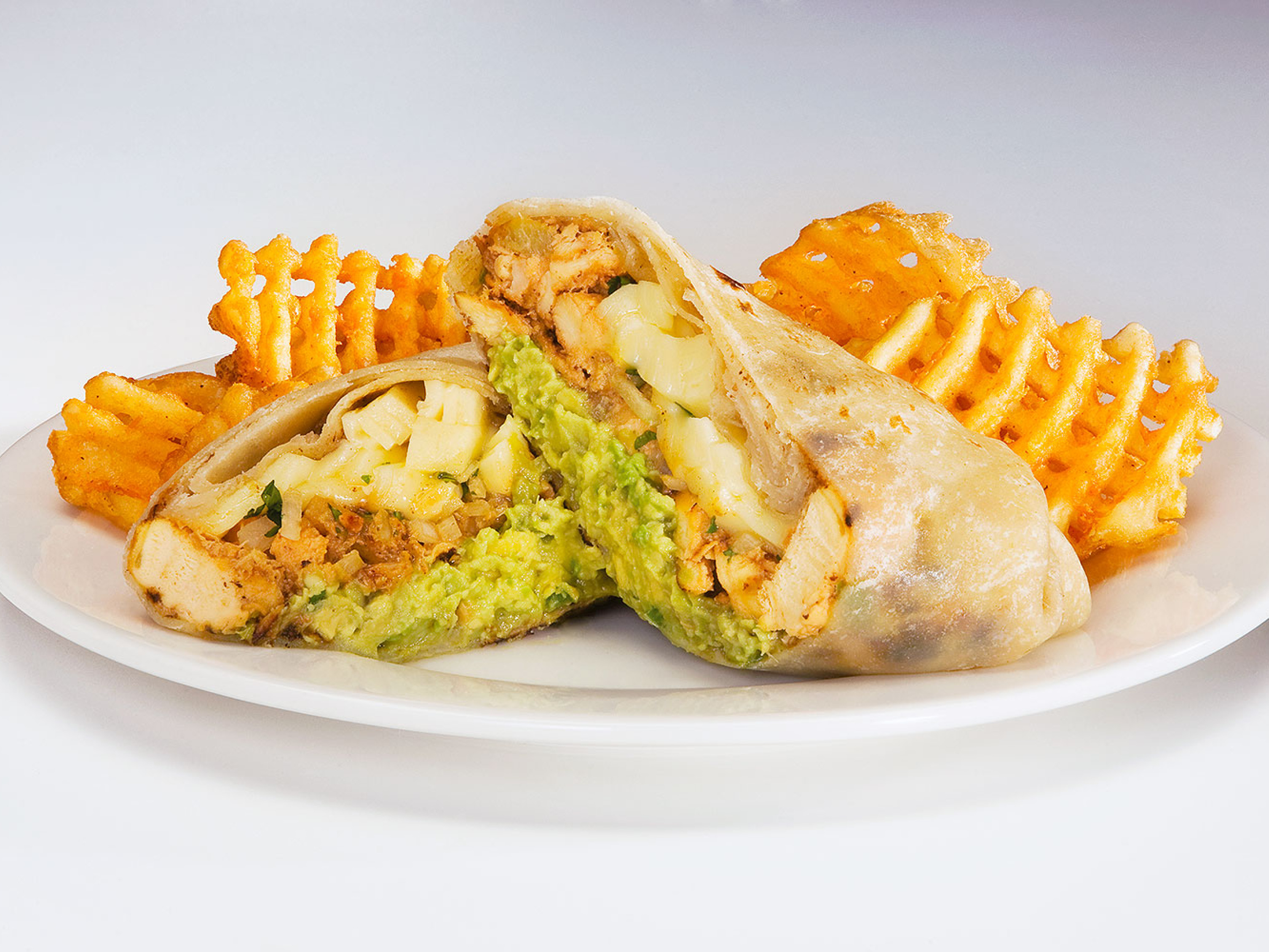 Wrap de pollo al pastor